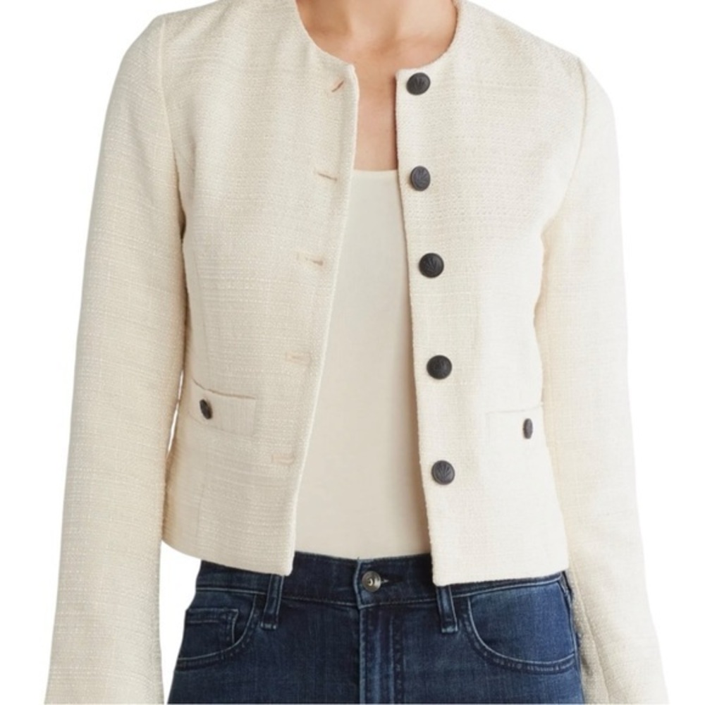 NEW Rag & Bone Ivory Amaya Crop Women’s Jacket- Size 8